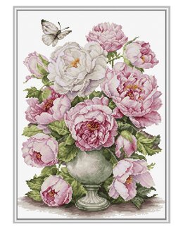 Broderikit Billede Rosernes romance - Luca-S