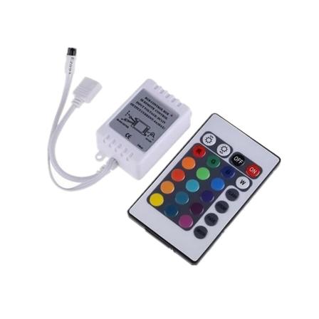 1 stk IR Fjernkontroll LED Strip Lys Varig Premium Tilbehør For Fest White