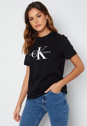 Calvin Klein Jeans Core Monogram Regular Tee S BEH Ck Black Topit & T-paidat Dam