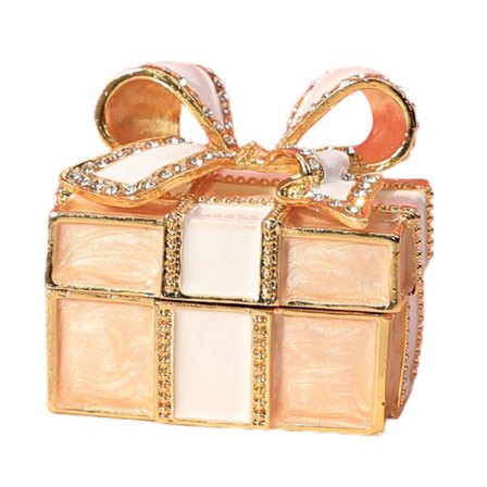 Dekorativ smykkeskrin Pen smykkeeske for jenter Halskjede Øredobber Ringer Etui Bryllupsutstyr