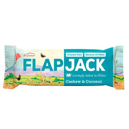 Brynmor Flapjack Cashew og kokos 80 g, Helse & Madvarer, Snacks, Barer