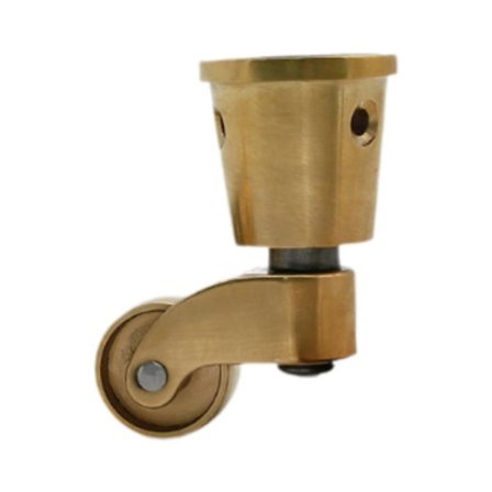 Kraftigt vridbart hjul, möbelhjul i mässing, tystgående metallhjul för bord, stolar, pianon och soffor