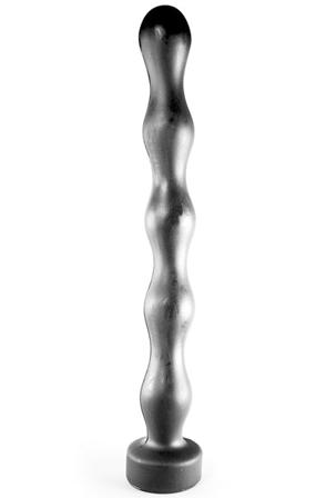 All Black Anal Beads 41,5 cm Extra lång analdildo - Blushme.se