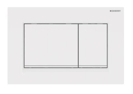 Geberit Sigma 30 Spolplatta vit, plast, Badrum