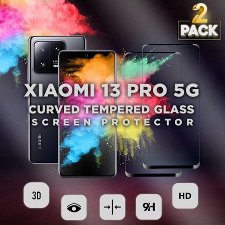 2-Pack XIAOMI 13 PRO Näytönsuoja - Karkaistu Lasi 9H - Super laatu 3D