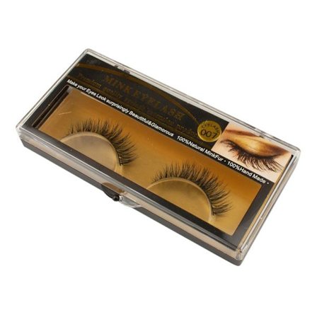 Lyxiga lösögonfransar av minkpäls - #007