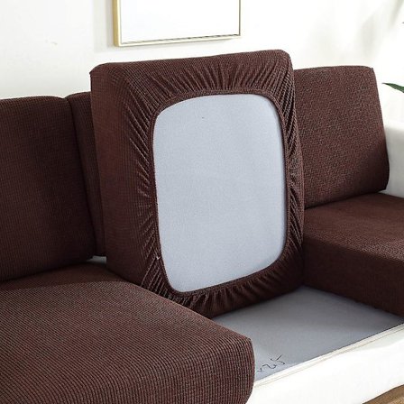 Ren Farge Tykk Elastisk Sofadekke Moderne Minimalistisk Sofa