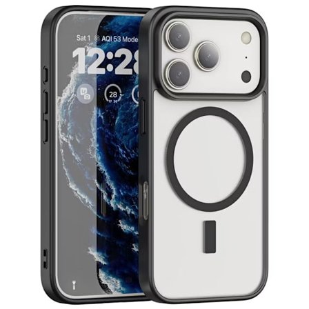 iPhone 17 Pro Matt Svart Magsafe Skal