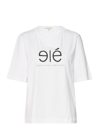 Eslucia Ss Loose T-Shirt White Esme Studios