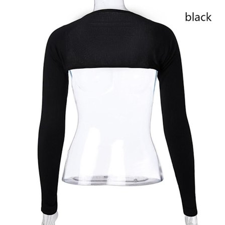 Armærmer Sjal Arm Cover Shrug SORT