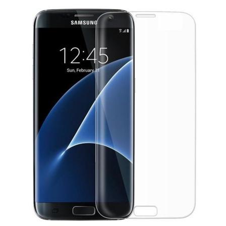 4st Samsung S7 Edge Heltäckande Skärmskydd L Plast L Soft Transparent