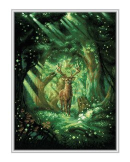 Stickpackung Bild Waldgeist