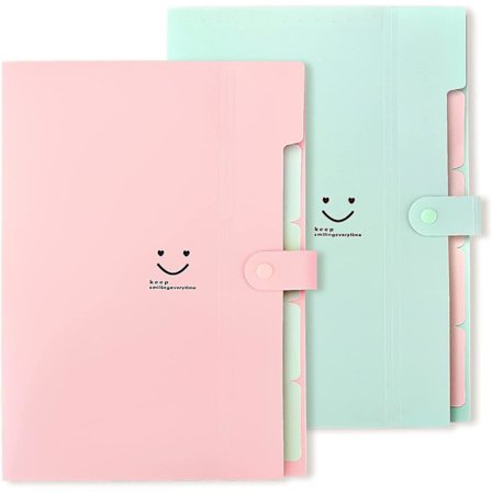 Expanderande mappar fickor Letter Size/a4 papper Accordio