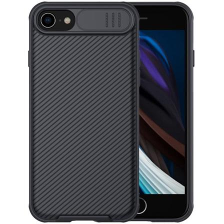 Iphone 7/8/se(2020/2022) - Nillkin Camshield Skal - Svart Black Svart