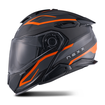 Nexx X.Lifetour Pro Mile Modular Helmet MT Orange/Grey L