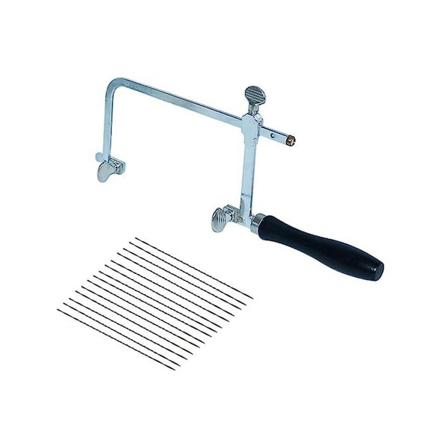 Smykke Sag Ramme Med 12 Assorterte Smykke Sagblad Flyttbar Sag Tresort Sag Wire Sag Smykke