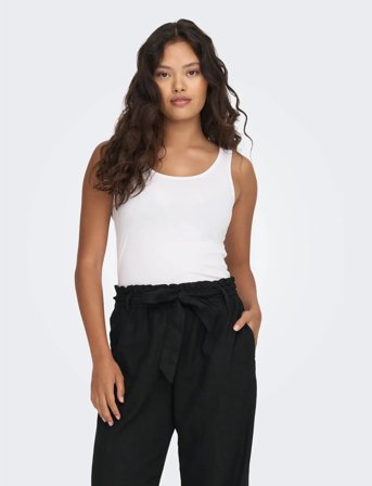 JDY Jdyava S/L Tank Top 180 Jrs Noos - White - XL