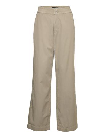 Karla Pants Suoralahkeiset Housut Khaki Green Naja Lauf