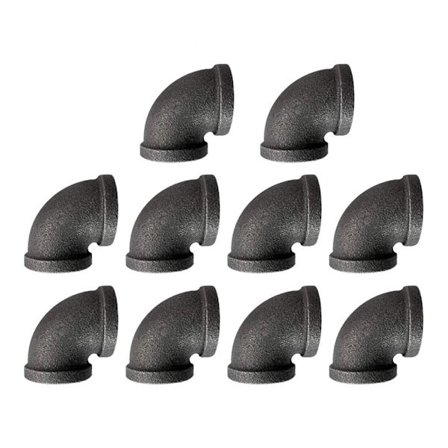 10 kpl Vintage Pipe Fittings Pipe Joint muokattava teräsputki