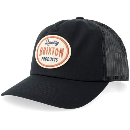 Brixton - Svart trucker Keps - Henry MP Black/Black A-Frame Trucker @ Hatstore