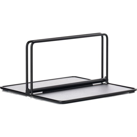 Zone Singles-serviettiteline, musta