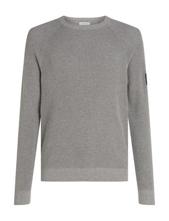 Badge Easy Sweater Calvin Klein Jeans Grey