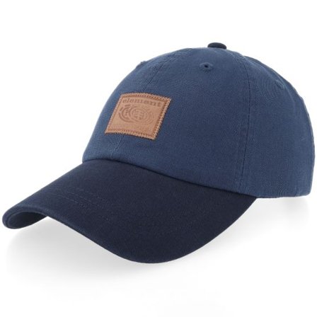 Element - Blå unconstructed Keps - Cargo Baseball Cap Dark Denim Dad Cap @ Hatstore