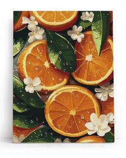 Paint By Numbers Mehukas auringonpaiste