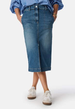 GANT Denim Slit Skirt Klær