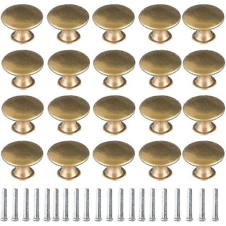 Messing Dørgreb 20 Styk Vintage Messinggreb Skabsknapper Skuffe Dørgreb Skabshåndtag Vintage Skabsknap Til Skuffe Skab Skab