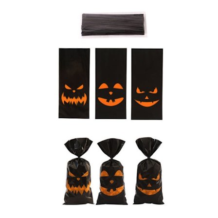 Halloween Godispåsar Snackspåse SVART svart
