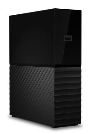 WD My Book WDBBGB0080HBK - Harddisk - kryptert - 8 TB - ekstern (stasjonær) - USB 3.0 - 256-bit AES - svart