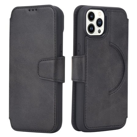 BOOM iPhone 14 Pro Max Plånboksfodral Magsafe Magnetic - Svart