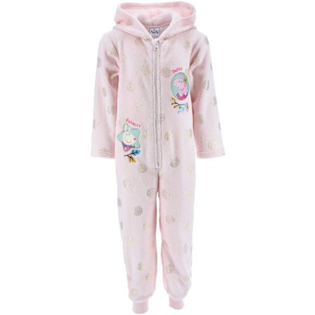 Peppa Pig Dots barn lång pyjamas, overall