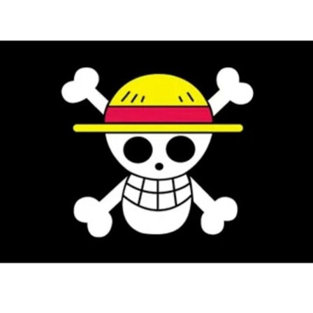 One Piece Jolly Roger -lippu Olkihattu Luffy Skull Cosplay Anime Manga KLB