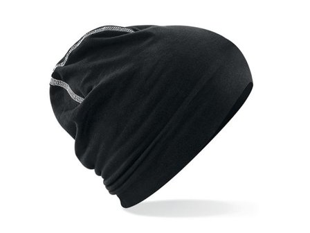 FRUIT OF THE LOOM Beanie svart/vit onesize - Lyreco - Yrkeskläder - Mössor och kepsar - Funktionsmössor