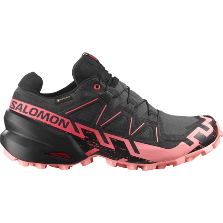 Salomon - Women's Trail Running Shoes Speedcross 6 Gtx W - Nine Iron / Black - 4.5