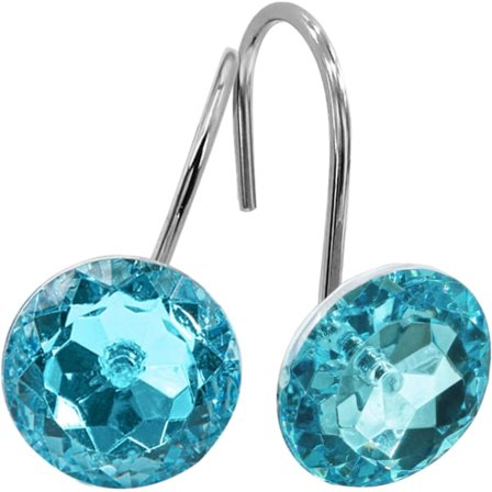 Turkosblå Duschdraperikrokar, Hållbara Duschkrokar i Metall