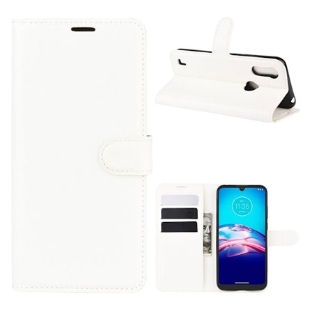 Classic Motorola Moto E6s (2020) kotelot - Valkoinen