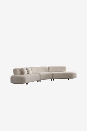 Hanah Home - Hörnsoffa Pars Triple - Beige - Soffor - Från Homeroom