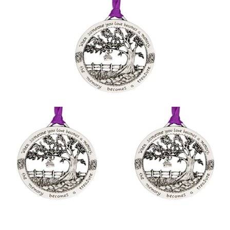 Juletrepynt, minnepynt for tap av en kjær