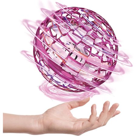 Flynova Pro Flygende Ball Leke - Håndkontrollert Flygende Kule Leke Globe Form Boomerang Flygende Spinner Mini Drone Hover Ball Med 360 Roterende Rgb 