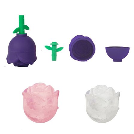 Mordely Rose Ice Ball Maker Ice Cube Form LILA