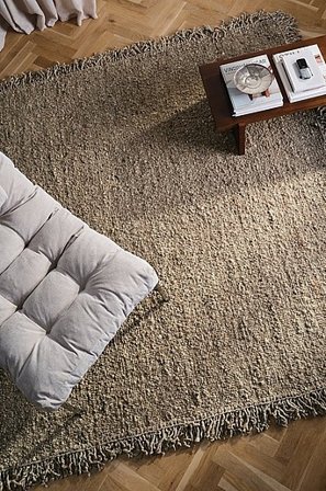 Jotex - Wollen Tapijt Bruin bruin - LIV - Koop Wollen vloerkleden bij Jotex