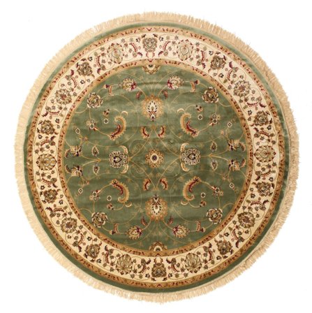 Triangolo Sarina Verde Rotondo Tappeto