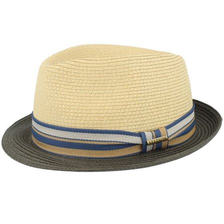 Stetson - Beige straw Hatt - Toyo Olive/Beige Trilby @ Hatstore