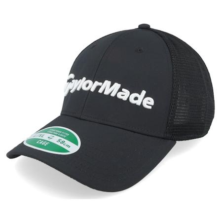 Taylor Made - Nero flexfit Cappellino - Eg Cage Hat Black Mesh Flexfit @ Hatstore