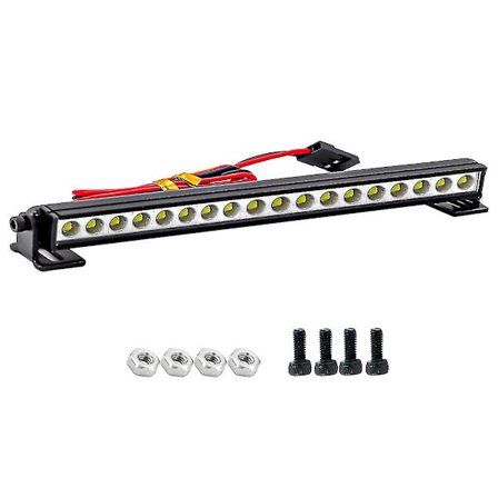 LED Lyslist Taklampe for 1/10 RC Crawler Axial Capra SCX10 II 90046 EX86100 TRX6 -4 D90,1