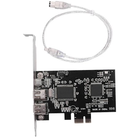 Pcie Firewire-kort for Windows 10 ieee 1394 Pci-kontroller 4 porter (3 X 6-pinners og 1 X 4-pinners) firewire -n1714
