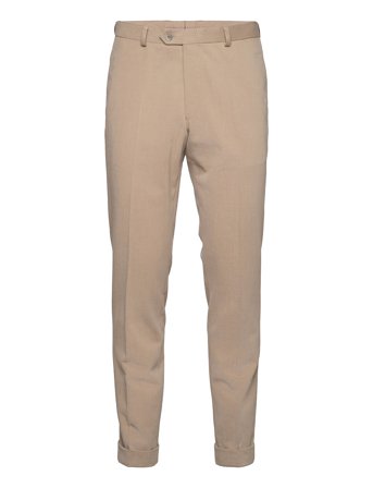 Oscar Jacobson Denz Turn Up Trousers - Beige - 52